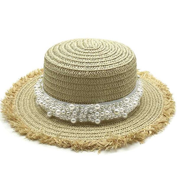 new flat straw hat summer spring women's trip caps leisure pearl beach sun hats black breathable fashion flower girl hat, Blue;gray
new flat straw hat summer spring women's trip caps leisure pearl beach sun hats black breathable fashion flower girl hat, Blue;gray