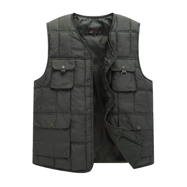 2020 new mens thick winter warm vest light down cotton sleeveless jacket for men casual waistcoat with many pockets male, Black;white
2020 new mens thick winter warm vest light down cotton sleeveless jacket for men casual waistcoat with many pockets male, Black;white