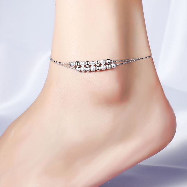 simple silver variety of choices anklet for women s925 ankle bracelet adjustable length, Red;blue
simple silver variety of choices anklet for women s925 ankle bracelet adjustable length, Red;blue