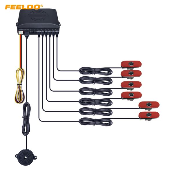 feeldo 1set car 6pcs original sensors 16.5mm reverse backup radar 2 front 4 rear beep alarm parking sensors #am1358
feeldo 1set car 6pcs original sensors 16.5mm reverse backup radar 2 front 4 rear beep alarm parking sensors #am1358
