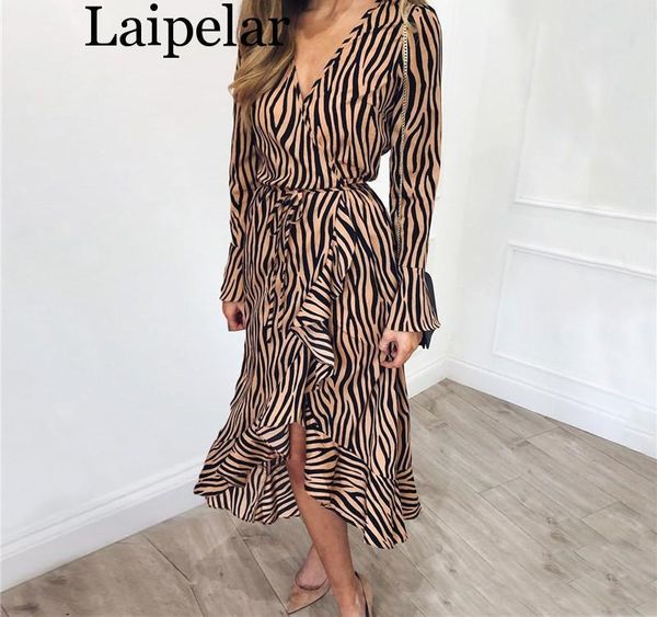 laipelar summer long dresses 2020 women zebra print beach chiffon dress casual long sleeve v neck ruffles elegant party003, Black;gray
laipelar summer long dresses 2020 women zebra print beach chiffon dress casual long sleeve v neck ruffles elegant party003, Black;gray
