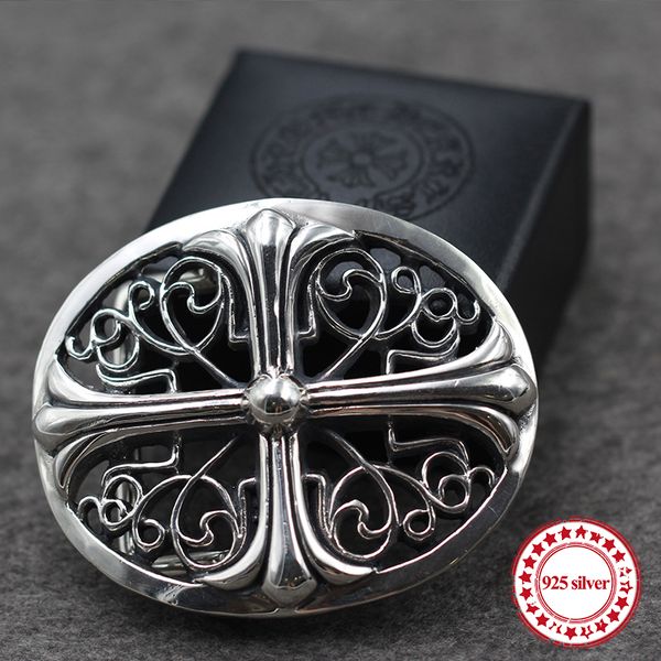 925 sterling silver men's belt button personality domineering classic hip hop punk style army flower shape send lover's gift, Slivery;black
925 sterling silver men's belt button personality domineering classic hip hop punk style army flower shape send lover's gift, Slivery;black