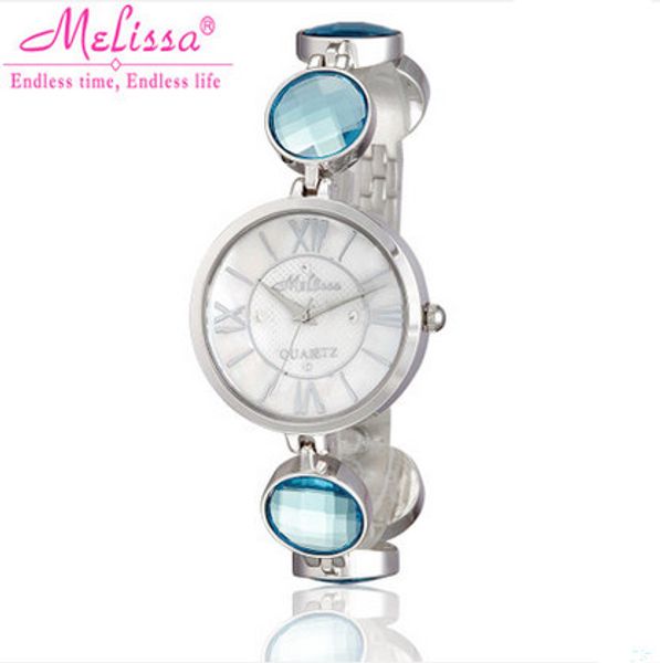 new stylish melissa bracelet watch elegant women candy color crystals wrist watch imported quartz dress reloj montre femme f8109, Slivery;brown
new stylish melissa bracelet watch elegant women candy color crystals wrist watch imported quartz dress reloj montre femme f8109, Slivery;brown