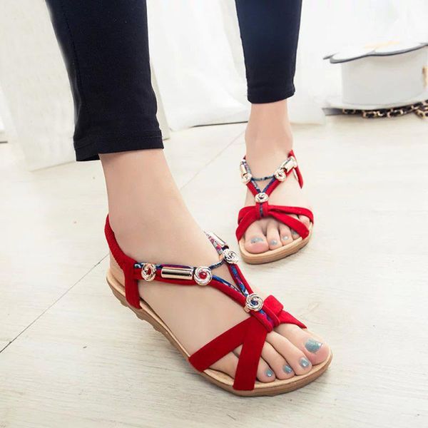 2020 new summer women's sandals bohemian flat malaysian beaded simple elastic band roman beach shoes manufacturers sale, Black
2020 new summer women's sandals bohemian flat malaysian beaded simple elastic band roman beach shoes manufacturers sale, Black