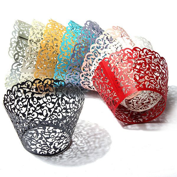 120pcs laser cut black lace wedding cupcake wrapper filigree vine wraps collars cups bridal shower party table decoration
120pcs laser cut black lace wedding cupcake wrapper filigree vine wraps collars cups bridal shower party table decoration