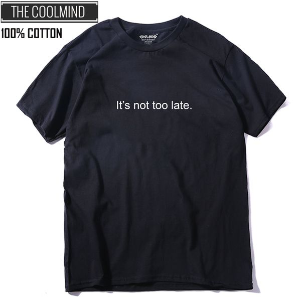 coolmind qi0134a 100% cotton loose it's not too late print men t shirt casual short sleeve men tshirt tee shirts t-shirt
coolmind qi0134a 100% cotton loose it's not too late print men t shirt casual short sleeve men tshirt tee shirts t-shirt