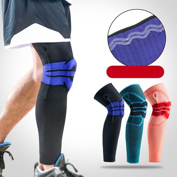 1 pcs long basketball knee pads running leg sleeve calf knee brace support protector snowboard sport kneepad football shin guard, Black;gray
1 pcs long basketball knee pads running leg sleeve calf knee brace support protector snowboard sport kneepad football shin guard, Black;gray