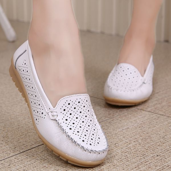 2020 spring women flats shoes women genuine leather shoes woman cutout loafers slip on ballet flats ballerines, Black
2020 spring women flats shoes women genuine leather shoes woman cutout loafers slip on ballet flats ballerines, Black