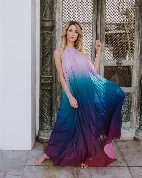 color halter dress backless fashion beach style dresses women clothing womens chiffon bohemian dresses designer gradient, Black;gray
color halter dress backless fashion beach style dresses women clothing womens chiffon bohemian dresses designer gradient, Black;gray