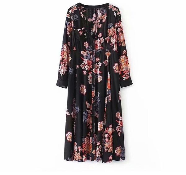 floral print beach long dress boho style women split embroidery lace patchwork midi party dresses vestidos de002, Black;gray
floral print beach long dress boho style women split embroidery lace patchwork midi party dresses vestidos de002, Black;gray