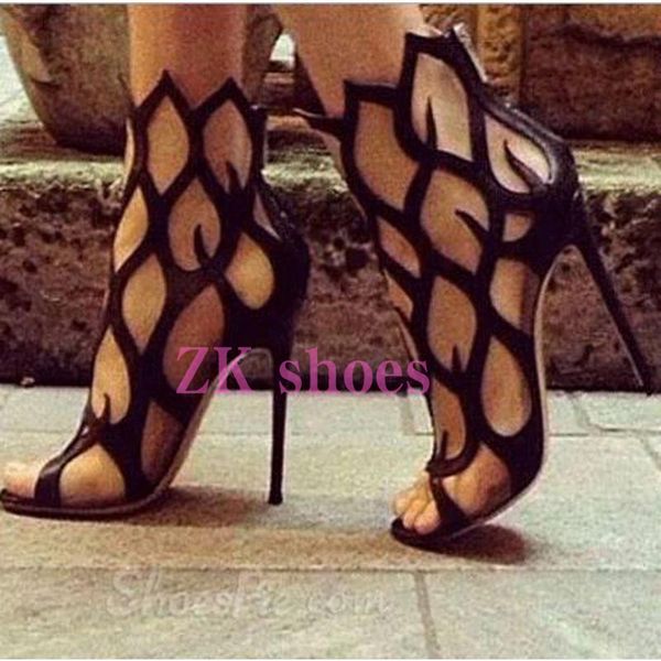 2020 fashion super high heel stiletto shoes hollow nightclub bar standard code female sandals, Black
2020 fashion super high heel stiletto shoes hollow nightclub bar standard code female sandals, Black