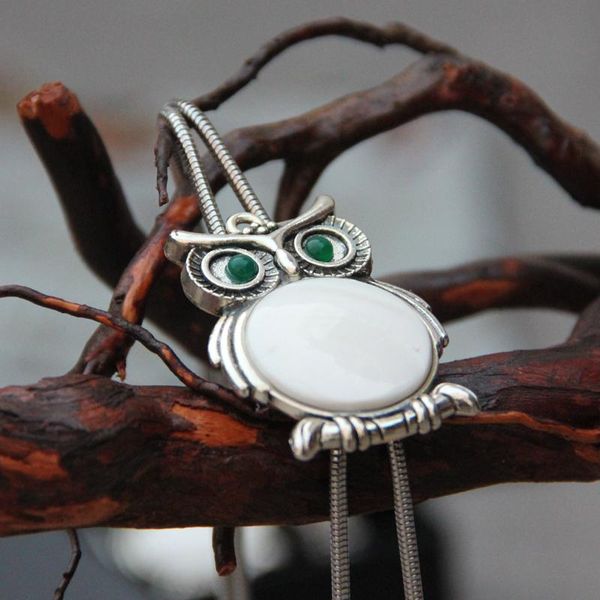 original designer stainless steel rope alloy owl pendant bolo tie for women personality neck tie fashion accessory, Black;blue
original designer stainless steel rope alloy owl pendant bolo tie for women personality neck tie fashion accessory, Black;blue