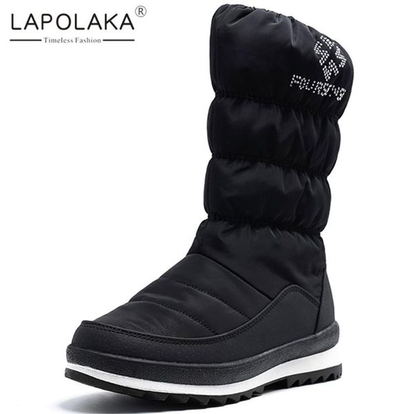 lapolaka new fashion 2020 platform comfortable shoes woman boots female zip up add fur warm winter boots women shoes, Black
lapolaka new fashion 2020 platform comfortable shoes woman boots female zip up add fur warm winter boots women shoes, Black