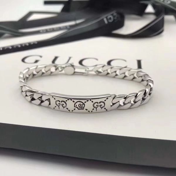 weigh 33.8g sterling silver 925 bracelet elf skull bracelet for bracelets gold fashion accessories supply with orginal box, Black
weigh 33.8g sterling silver 925 bracelet elf skull bracelet for bracelets gold fashion accessories supply with orginal box, Black