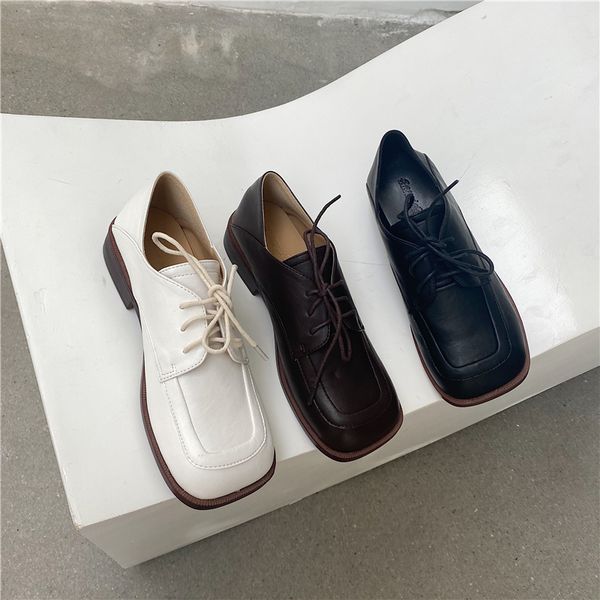2020 new oxford women chunky heels shoes loafers lace up pumps square toe shoes casual sewing slide designer zapatos de mujer, Black
2020 new oxford women chunky heels shoes loafers lace up pumps square toe shoes casual sewing slide designer zapatos de mujer, Black