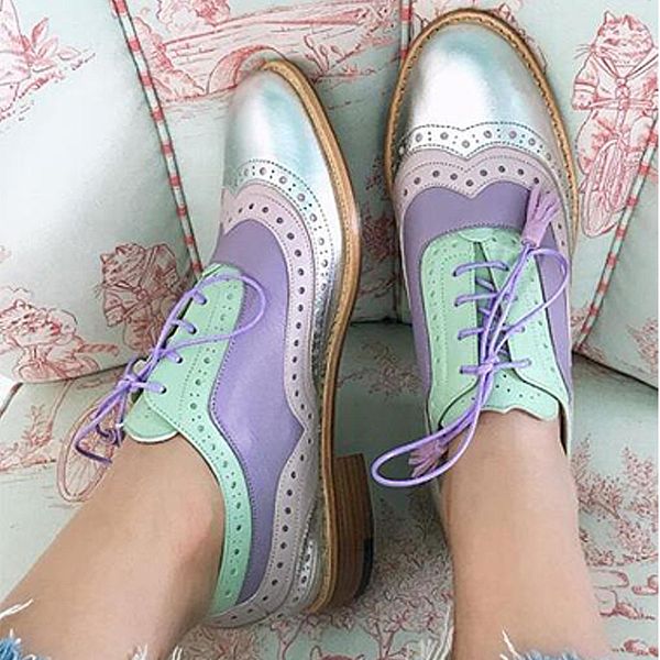 vertvie shinny women flats shoes oxford autumn lace up footwear women loafers female sneakers hollow platform casual shoes, Black
vertvie shinny women flats shoes oxford autumn lace up footwear women loafers female sneakers hollow platform casual shoes, Black