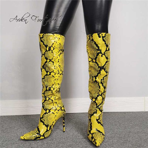 arden furtado fashion women's shoes pointed toe stilettos heels elegant ladies boots yellow snakeskin knee high boots 43 45, Black
arden furtado fashion women's shoes pointed toe stilettos heels elegant ladies boots yellow snakeskin knee high boots 43 45, Black
