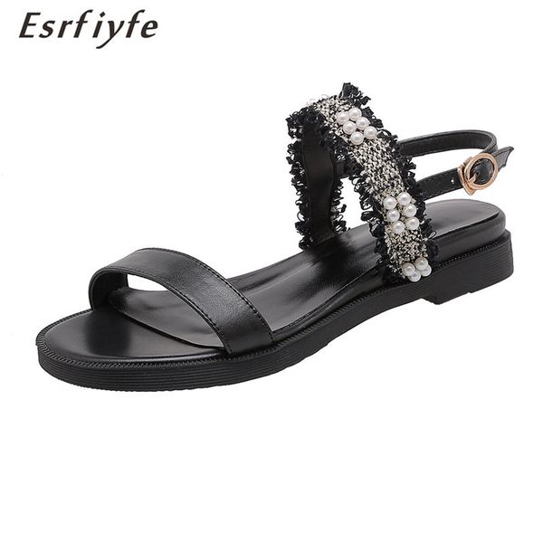 esrfiyfe 2020 new genuine leather women sandals low heels soft sole summer sandalia students summer shoes woman walking shoes, Black
esrfiyfe 2020 new genuine leather women sandals low heels soft sole summer sandalia students summer shoes woman walking shoes, Black