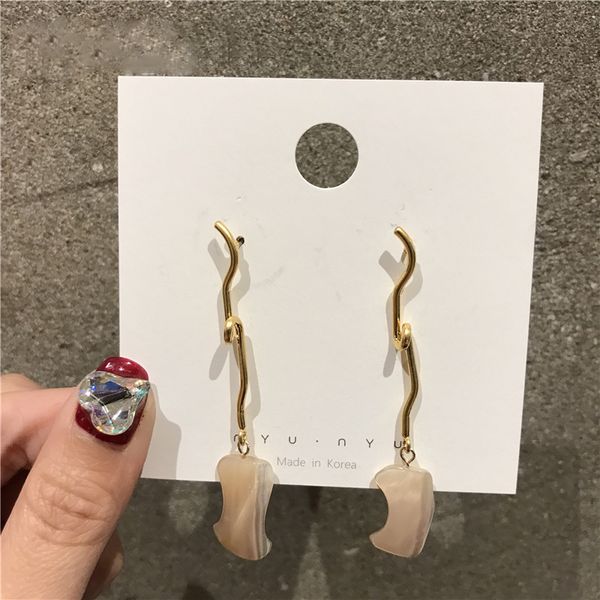 mengjiqiao new korean matte metal line irregular simulated pearl drop earrings for women fashion vintage jewery brincos gifts, Silver
mengjiqiao new korean matte metal line irregular simulated pearl drop earrings for women fashion vintage jewery brincos gifts, Silver