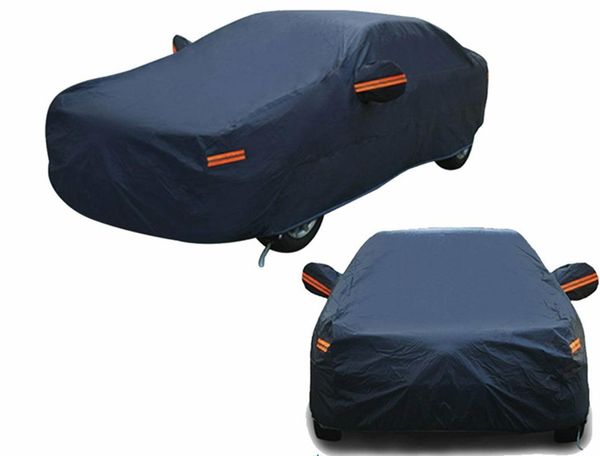 universal full car cover indoor outdoor waterproof anti snow ice dust resistant sun uv shade cover l/xl navy blue 190t
universal full car cover indoor outdoor waterproof anti snow ice dust resistant sun uv shade cover l/xl navy blue 190t