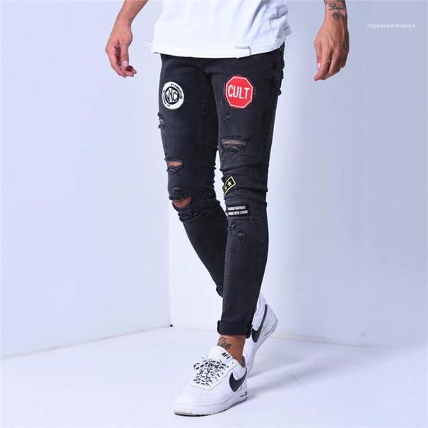 famale designer casual jeans new mens embroidery hole jeans blue black skinny mid waist pencil pants
famale designer casual jeans new mens embroidery hole jeans blue black skinny mid waist pencil pants