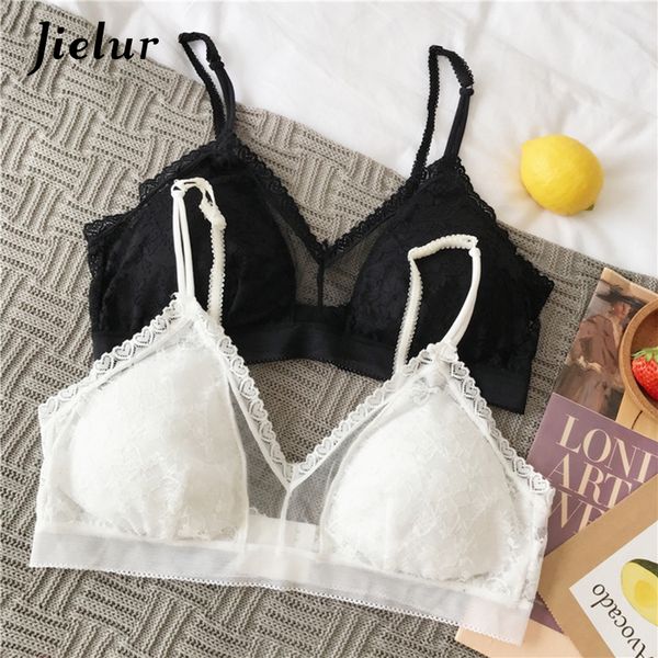mesh lace bras chest pad solid color female bralette white black casual fashion ladies lingerie bh bra, Red;black
mesh lace bras chest pad solid color female bralette white black casual fashion ladies lingerie bh bra, Red;black