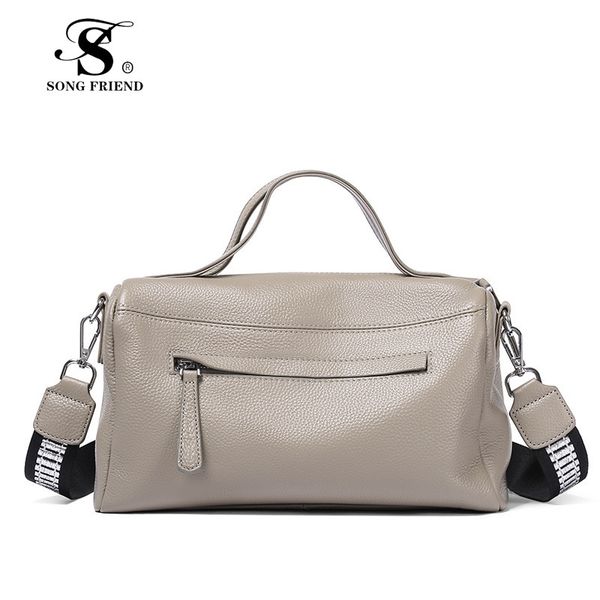first leather women's bag 2020 new boston bag handbag leather single shoulder messenger multi-functional shoulder
first leather women's bag 2020 new boston bag handbag leather single shoulder messenger multi-functional shoulder