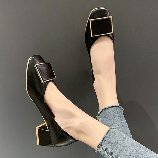 plus size 35-42 women pumps square buckle boat shoes metal slip on shoes for female dress office lady 8244l, Black
plus size 35-42 women pumps square buckle boat shoes metal slip on shoes for female dress office lady 8244l, Black