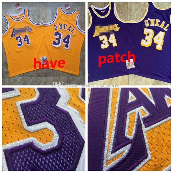 Men Vintage Los Angeles Lakers Shaquille O'Neal Mitchell & Ness Gold Hardwoods Classics 1996-97 Swingman Jersey 01
Men Vintage Los Angeles Lakers Shaquille O'Neal Mitchell & Ness Gold Hardwoods Classics 1996-97 Swingman Jersey 01
