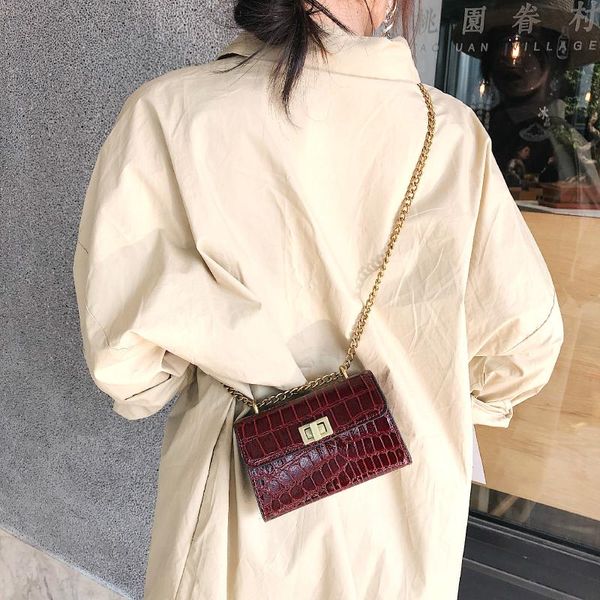 women small stone pattern mini crossbody bags 2020 quality pu leather ladies chain designer handbags lock shoulder messenger bag
women small stone pattern mini crossbody bags 2020 quality pu leather ladies chain designer handbags lock shoulder messenger bag