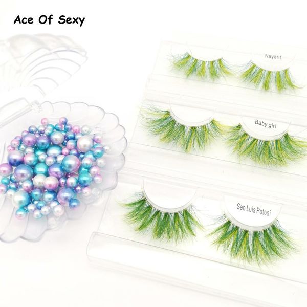 false eyelashes green color mink soft clear band multilayer 3d eyelash 25mm lashes natural dramatic cosplay makeup
false eyelashes green color mink soft clear band multilayer 3d eyelash 25mm lashes natural dramatic cosplay makeup