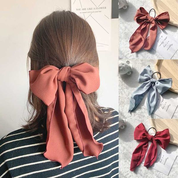 hair accessories cute solid color large bows girls rubber band simple for women handmade elastic bands ties rope, Slivery;white
hair accessories cute solid color large bows girls rubber band simple for women handmade elastic bands ties rope, Slivery;white