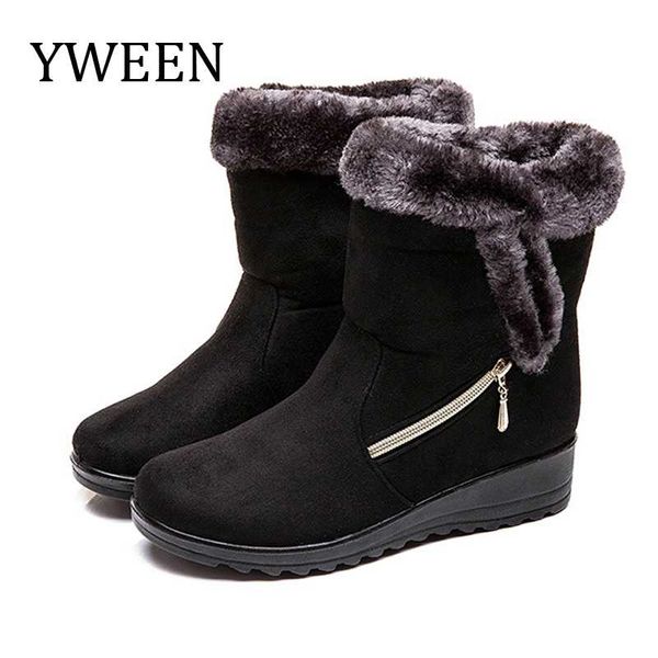 yween women snow boots platform winter boots thick plush waterproof non-slip fashion women winter shoes warm fur, Black
yween women snow boots platform winter boots thick plush waterproof non-slip fashion women winter shoes warm fur, Black