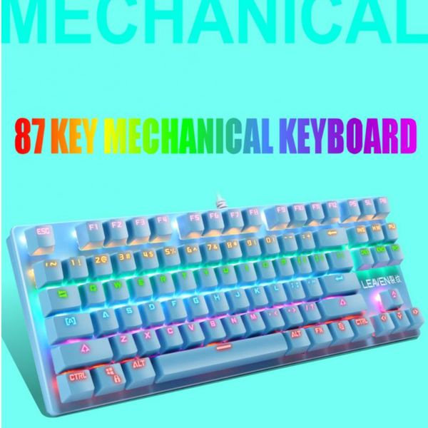 punk mechanical keyboard 87 keys green axis gaming competitive office notebook professional keyboard game pcaccessories
punk mechanical keyboard 87 keys green axis gaming competitive office notebook professional keyboard game pcaccessories