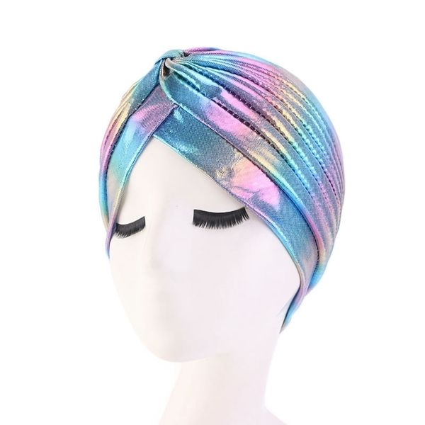 other women colorful laser hair caps silky ruffle metallic turban cover accessories wave bonnet salon hat jewelry, Golden;white
other women colorful laser hair caps silky ruffle metallic turban cover accessories wave bonnet salon hat jewelry, Golden;white