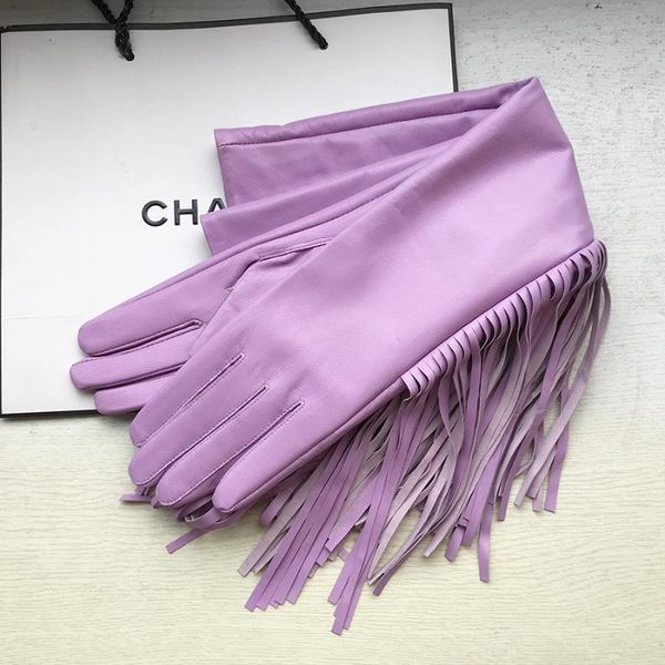 women' gloves purple fringe tassel arms genuine leather extra long glove lady' club performance formal party fashion sexy, Blue;gray
women' gloves purple fringe tassel arms genuine leather extra long glove lady' club performance formal party fashion sexy, Blue;gray