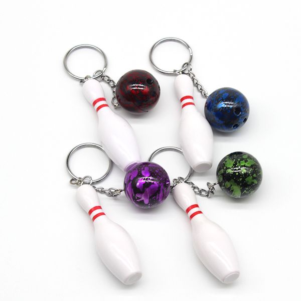 new jewelry fashion pvc color bowling keychain key ring creative mini pendant fun keychain, Silver
new jewelry fashion pvc color bowling keychain key ring creative mini pendant fun keychain, Silver