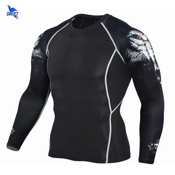 running jerseys mens compression shirt 3d wolf printed long sleeve gym fitness lycra crossfit t-shirt stretch quick dry tees, Black;blue
running jerseys mens compression shirt 3d wolf printed long sleeve gym fitness lycra crossfit t-shirt stretch quick dry tees, Black;blue