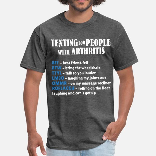 texting for people with arthritis friend fell t shirt men customize tee shirt o-neck solid color crazy casual summer trend shirt
texting for people with arthritis friend fell t shirt men customize tee shirt o-neck solid color crazy casual summer trend shirt