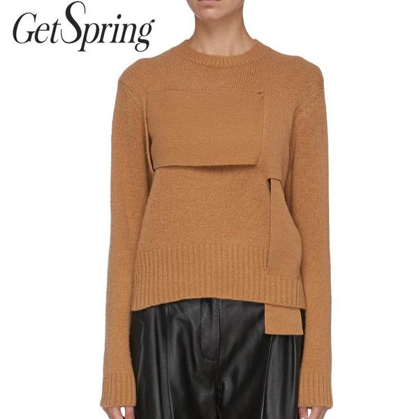 getspring women sweater hollow out irregular wool knitting asymmetry all match white autumn sweaters women 2020 fashion, White;black
getspring women sweater hollow out irregular wool knitting asymmetry all match white autumn sweaters women 2020 fashion, White;black