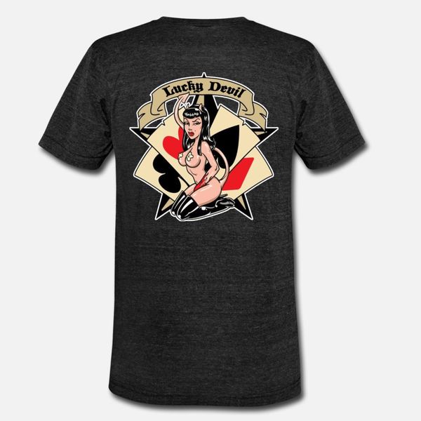 lucky devil pinup cards t shirt men personalized 100% cotton euro size s-3xl clothing crazy building spring normal shirt
lucky devil pinup cards t shirt men personalized 100% cotton euro size s-3xl clothing crazy building spring normal shirt