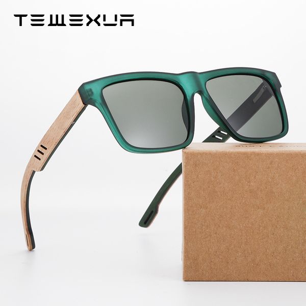 tewexua brand 2020 luxury fashion polarized square wooden temples sunglasses men women driving outdoor uv400 eyewear, White;black
tewexua brand 2020 luxury fashion polarized square wooden temples sunglasses men women driving outdoor uv400 eyewear, White;black