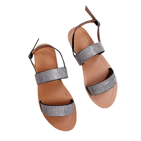 rhinestone women sandals slip-on cool new summer bling comfort shoes office ladies flat shoes mujer, Black
rhinestone women sandals slip-on cool new summer bling comfort shoes office ladies flat shoes mujer, Black