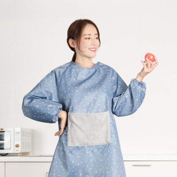 aprons korean version of the home kitchen waterproof oil-proof wipeable long-sleeved apron cooking gown high quality
aprons korean version of the home kitchen waterproof oil-proof wipeable long-sleeved apron cooking gown high quality