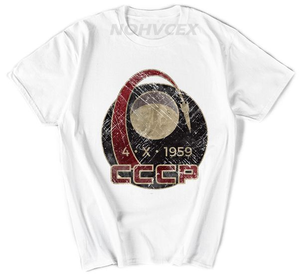 soviet union cccp subject t-shirt men's and women's short sleeve t-shirt pure cotton round collar personality pattern design 002