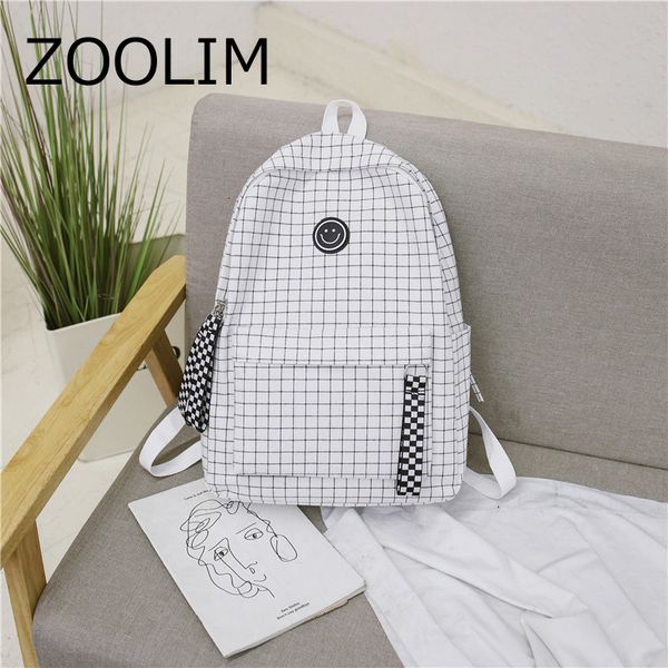 xidione harajuku women's white and black grid backpack, travel tape with smile, student canvas backpack, double shoulder bag, backpack
xidione harajuku women's white and black grid backpack, travel tape with smile, student canvas backpack, double shoulder bag, backpack
