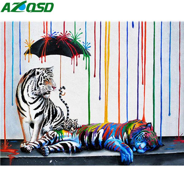 azqsd diy animal oil painting by numbers unique gift coloring by numbers tiger wall art picture for living room home decoration
azqsd diy animal oil painting by numbers unique gift coloring by numbers tiger wall art picture for living room home decoration