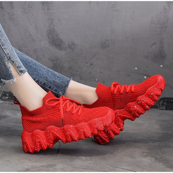 women's sneakers women lace up chunky platform shoes ladies walking casual female footwear shoes breathable fashion autumn, Black
women's sneakers women lace up chunky platform shoes ladies walking casual female footwear shoes breathable fashion autumn, Black