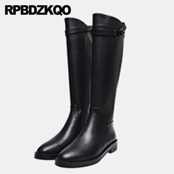riding black equestrian brand women winter boots genuine leather tall round toe metal long knee high designer shoes chunky new
riding black equestrian brand women winter boots genuine leather tall round toe metal long knee high designer shoes chunky new