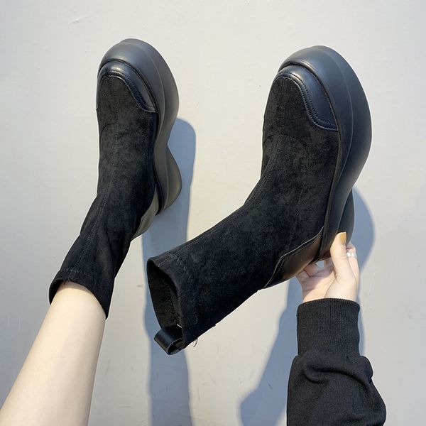 wild leisure plus size 35-39 2020 new fashion women's boots thick bottom heels sock boots black stretch mid calf women
wild leisure plus size 35-39 2020 new fashion women's boots thick bottom heels sock boots black stretch mid calf women
